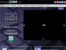 Tablet Screenshot of cisochicagosummit.com